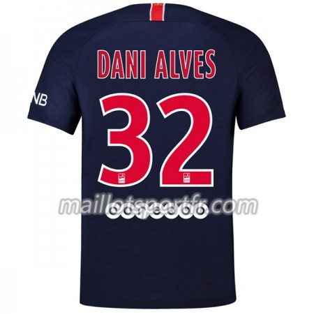 Maillot de Foot Paris Saint-Germain Dani Alves 32 Domicile 2018/19